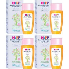 Hipp Mamasanft 4x100 ml Sensitive Hamile Masaj ve Bakım Yağı
