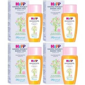 Hipp Mamasanft 4x100 ml Sensitive Hamile Masaj ve Bakım Yağı