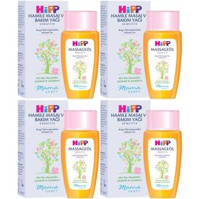 Hipp Mamasanft 4x100 ml Sensitive Hamile Masaj ve Bakım Yağı