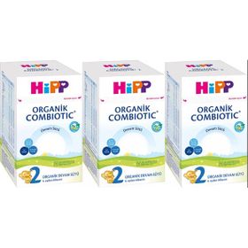 Hipp No: 2 6. Aydan İtibaren Organik Combiotic 3x800 gr Bebek Devam Sütü