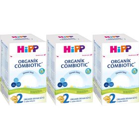 Hipp No: 2 6. Aydan İtibaren Organik Combiotic 3x800 gr Bebek Devam Sütü