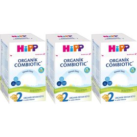 Hipp No: 2 6. Aydan İtibaren Organik Combiotic 3x800 gr Bebek Devam Sütü