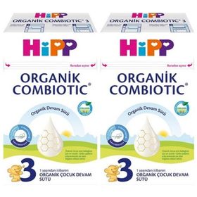 Hipp No: 3 Organik Combiotic 1 Yaşından İtibaren 2x600 gr Devam Sütü