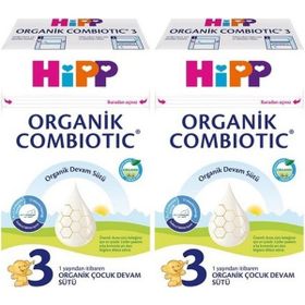 Hipp No: 3 Organik Combiotic 1 Yaşından İtibaren 2x600 gr Devam Sütü