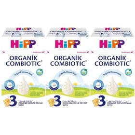 Hipp No: 3 Organik Combiotic 1 Yaşından İtibaren 3x600 gr Devam Sütü