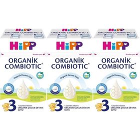 Hipp No: 3 Organik Combiotic 1 Yaşından İtibaren 3x600 gr Devam Sütü
