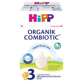 Hipp No: 3 Organik Combiotic 1 Yaşından İtibaren 3x600 gr Devam Sütü