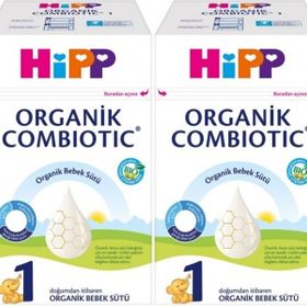 Hipp No:1 Organik Combiotic 2x600 gr 0-6 Ay Bebek Sütü