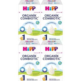 Hipp No:1 Organik Combiotic 4x600 gr 0-6 Ay Bebek Sütü