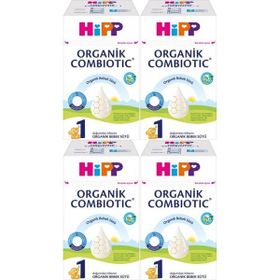 Hipp No:1 Organik Combiotic 4x600 gr 0-6 Ay Bebek Sütü