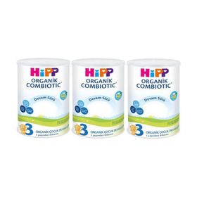 Hipp Organik 3 3x350 gr Devam Sütü