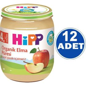 Hipp Organik Elma Püresi 12x125 gr Kavanoz Maması