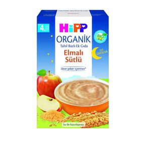 Hipp Organik İyi Geceler Elmalı Sütlü Tahıl Bazlı 3x250 gr Ek Gıda