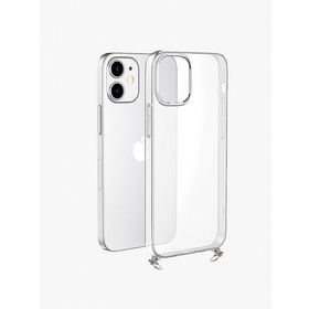 Hippi iPhone 11 Uyumlu Darbe Emici Dayanıklı Sert Şeffaf Silikonlu Askılı Telefon Kılıfı