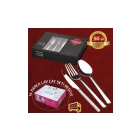 Hira Çubuk 60 Parça Çatal Bıçak Kaşık Seti