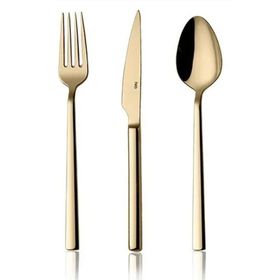 Hira Çubuk Titanyum Gold Emotion 36 Parça Çatal Kaşık Bıçak Takımı