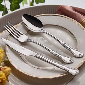 Hira Paris Gümüş 24 Parça Çatal Kaşık Bıçak Takımı