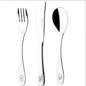Hisar Aqua 3 Parça Çocuk Çatal Kaşık Bıçak Takımı