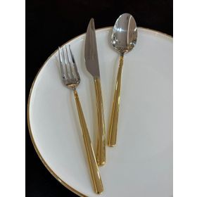 Hisar Bahama Gold 84 Parça Çatal Kaşık Bıçak Takımı