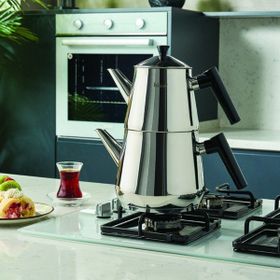 Hisar Heybeli Plus 2.7 lt Siyah Maxi Çaydanlık Takımı