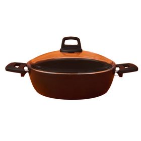 Hisar Milas 26 CM Siyah Basık Tencere