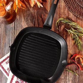 Hisar Milas Siyah 28 cm Granit Wok Tava