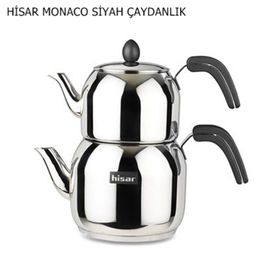 Hisar Monaco Siyah Çaydanlık Takımı