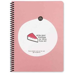 Hisli Şeyler 16.5x22.5 Neyim Ben Dünyanın En Tatlısı Filan Mı? Çizgili Defter