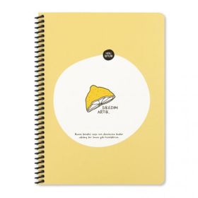 Hisli Şeyler A4 80 Yaprak Kareli Sıkıldım Artık Defter