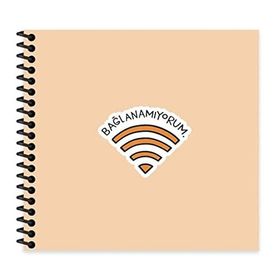 Hisli Şeyler Yaprak Çizgili Bağlanamıyorum Defter