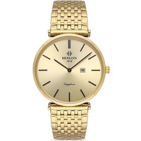 Hislon CL119G-08SG Altın Erkek Kol Saati