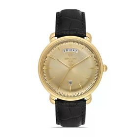 Hislon Classic CL203G-08BG Siyah-Altın Erkek Kol Saati