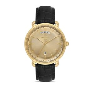Hislon Classic CL203G-08BG Siyah-Altın Erkek Kol Saati