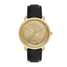 Hislon Classic CL203G-08BG Siyah-Altın Erkek Kol Saati