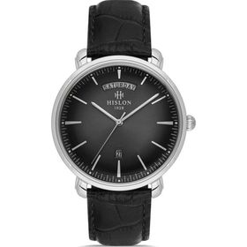 Hislon Classic CL203S-04BS Siyah-Gümüş Erkek Kol Saati