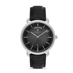 Hislon Classic CL203S-04BS Siyah-Gümüş Erkek Kol Saati