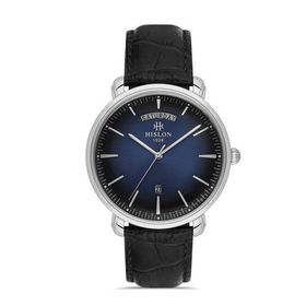 Hislon Classic CL203S-11BS Siyah Lacivert Erkek Kol Saati