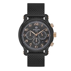 Hislon Ms106n-05sr 45 Mm Hasır Kordonlu Kronolu Erkek Kol Saati