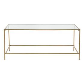 Hitit Dekorasyon Flores Gold Metal Orta Sehpa