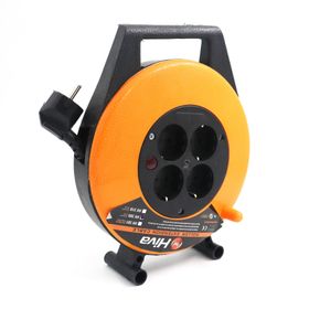 Hiva HV305 3x1.5 mm 5 mt Makaralı Uzatma Kablosu