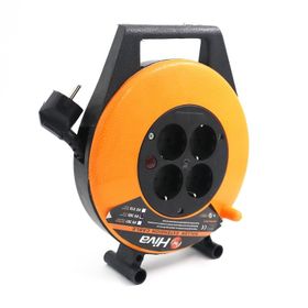 Hiva HV305 3x1.5 mm 5 mt Makaralı Uzatma Kablosu