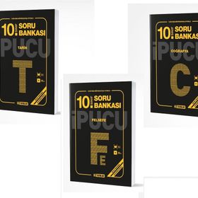 Hız 10. Sınıf Tarih + Coğrafya + Felsefe Soru Bankası Seti 3 Kitap 2023