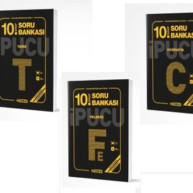 Hız 10. Sınıf Tarih + Coğrafya + Felsefe Soru Bankası Seti 3 Kitap 2023