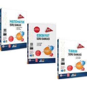 Hız ve Renk AYT Matematik Edebiyat ve Tarih Soru Bankası Seti 3 Kitap