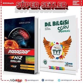 Hız ve Renk Paragraf ile Yayın Denizi Dil Bilgisi Soru Bankası 2 Kitap Set
