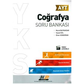 Hız ve Renk Yayınları AYT Coğrafya Soru Bankası
