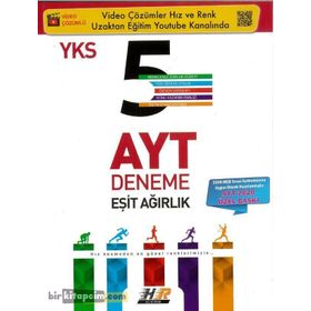 Hız Ve Renk Yayınları AYT Eşit Ağırlık Özel 5'li Deneme