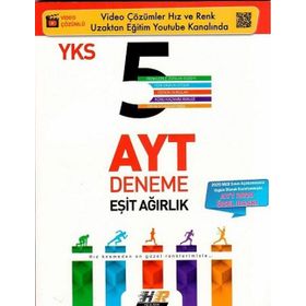 Hız Ve Renk Yayınları AYT Eşit Ağırlık Özel 5'li Deneme