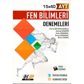 Hız ve Renk Yayınları AYT Fen Bilimleri 15 x 40 Denemeleri
