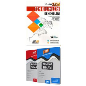 Hız ve Renk Yayınları AYT Fen Bilimleri 15x40 Denemeleri